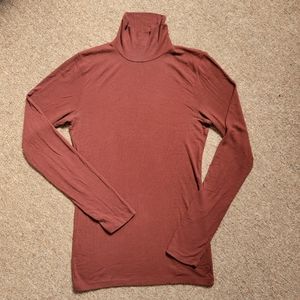 Wilfred Only Turtleneck, Medium, Chestnut Brown